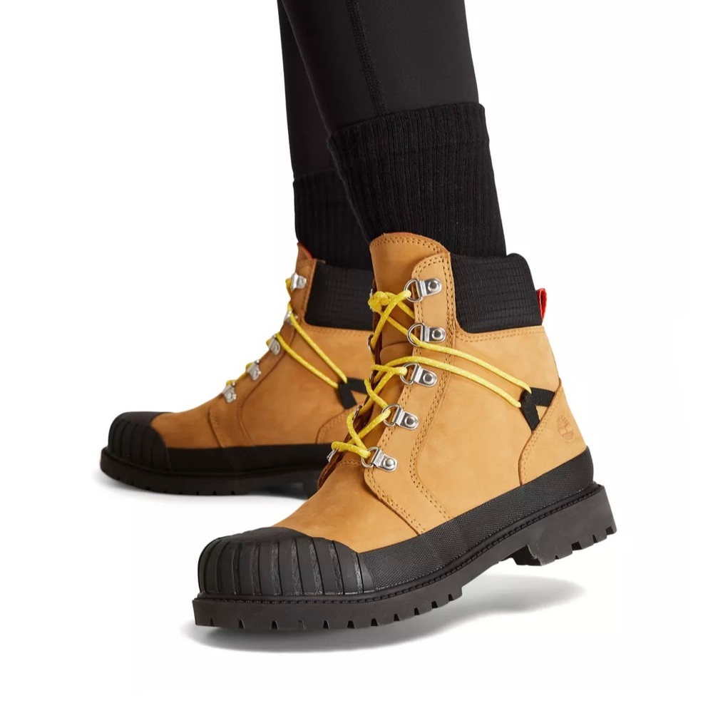 TIMBERLAND HERITAGE RUBBER-TOE BOOT FOR WOMEN IN YELLOW - Picture 2 of 9